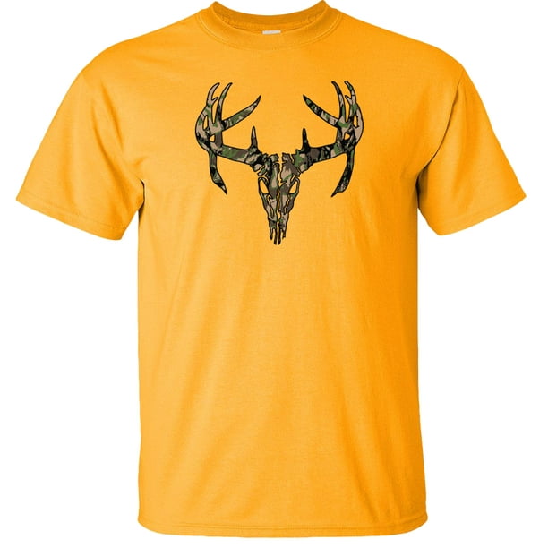 Shoot It Deer Adult's T-shirt Funny Hunting Antler Camo Tee for Men 1332C 
